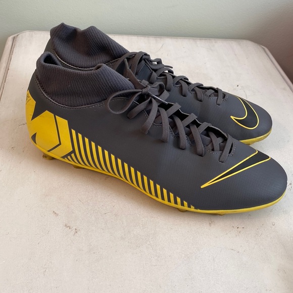 Nike soccer grey- yellow shoes AH7263-070 main image 13